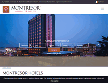 Tablet Screenshot of montresorhotels.com